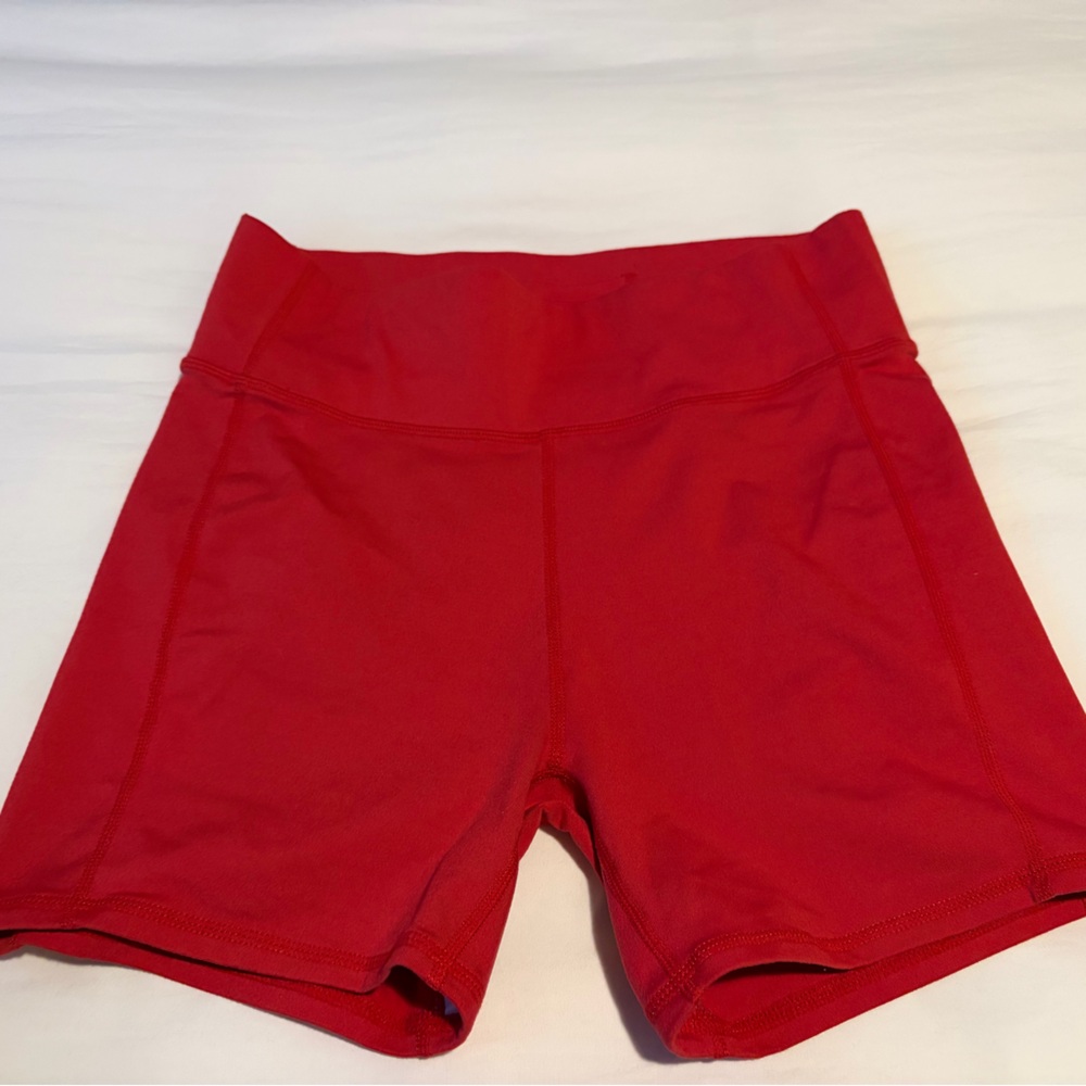 FP Movement by Free People Red High-Rise Athletic Shorts
